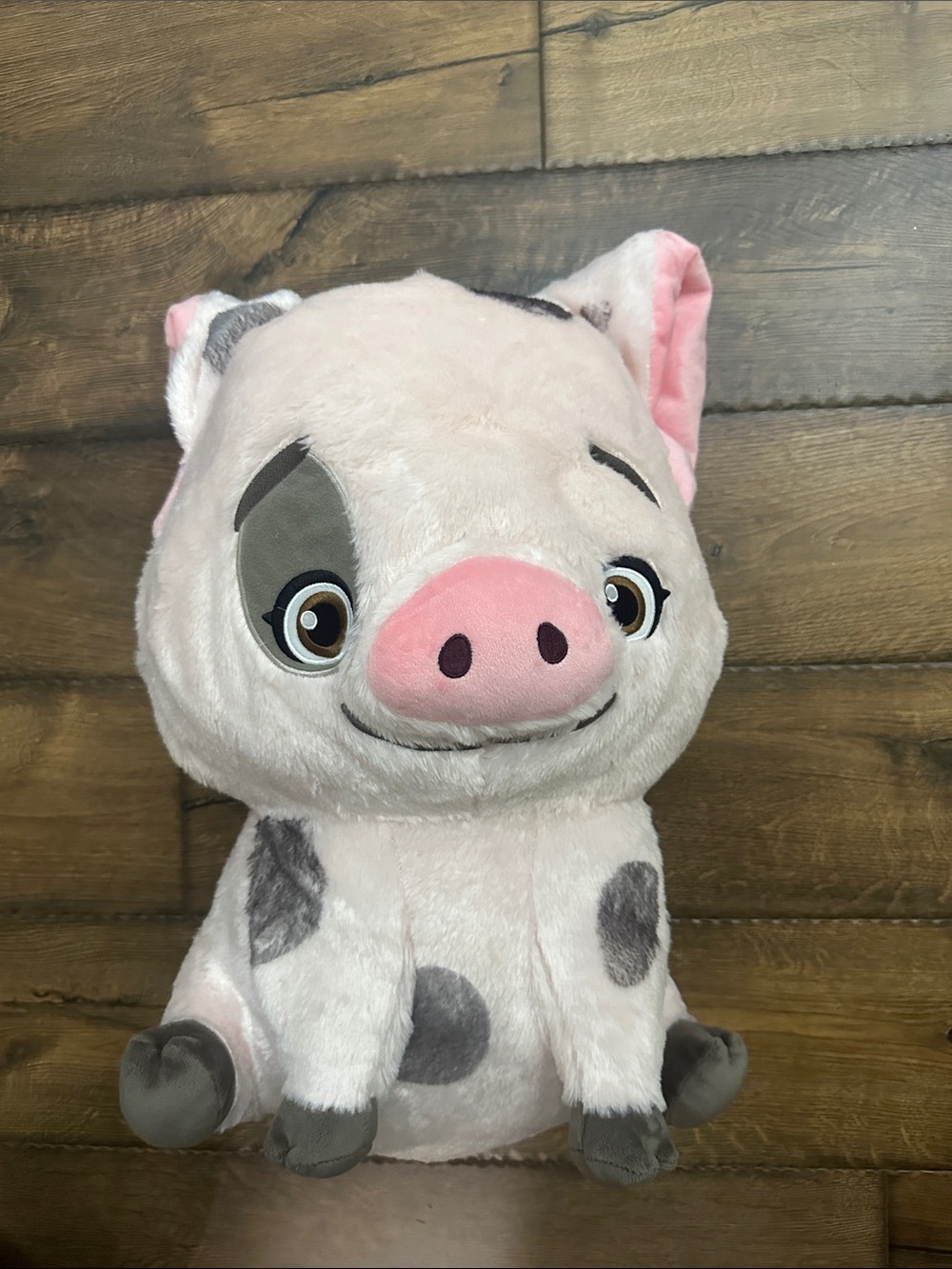 Disney Pink and Gray Moana Pua Plush Stuffed Animal